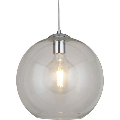 Lampe suspendue transparente Balls Ø 30cm - 1632CL (1/3)