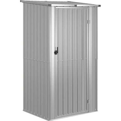 Maison Exclusive - Capanno da Giardino Grigio 118,5x97x209,5 cm in Acciaio Zincato