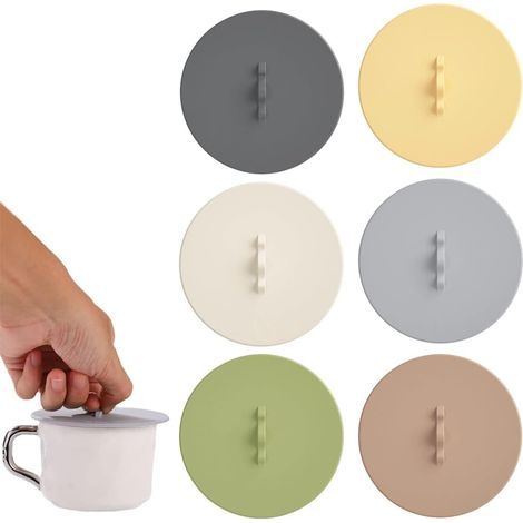 6 Capote de Verre pour Verres et Tasses Capote de Verre pour comme Protection Contre les Insectes pour Tasse Gobelet Chope de Bière 10cm (1/5)