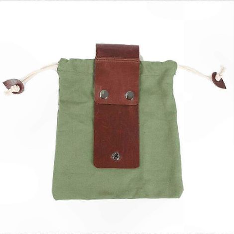 Sac de Cueillette Toile Imperméable Pliable pour Camping, Pochette Ceinture Bushcraft Jardin Fruits Sauvages, Portable et Léger (1/4)