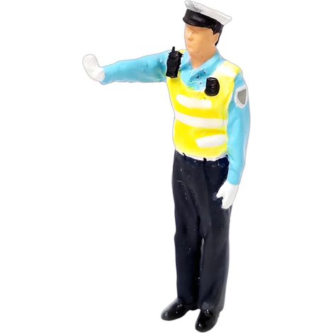 Piccole statuette di poliziotti in resina, Mini-E