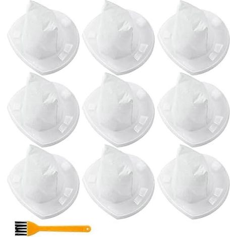 Lot de 9 filtres de rechange VF110 pour aspirateurs CHV1410L, CHV9610, CHV1210, CHV1510, CHV1410 et CHV1410B (1/5)