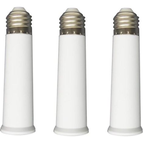 Rallonge de douille E26 à culot moyen standard E26 vers E26 4,7 pouces, adaptateur de douille pour projecteur (ensemble de 3 pièces) (1/5)