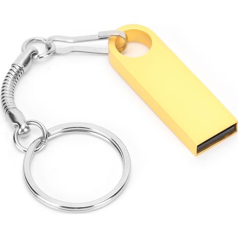 Mini-USB-Stick, tragbar, goldfarben, 64 GB – USB 2.0-Speicherstick für Computer (1/5)