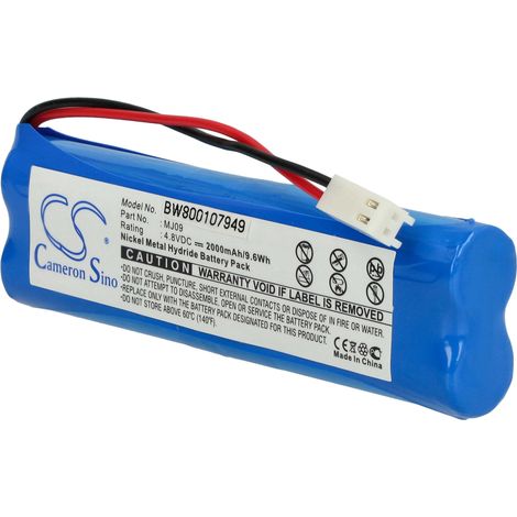 vhbw Akku Ersatz für I-Stat MJ09 für Medizintechnik (2000 mAh, 4,8 V, NiMH)