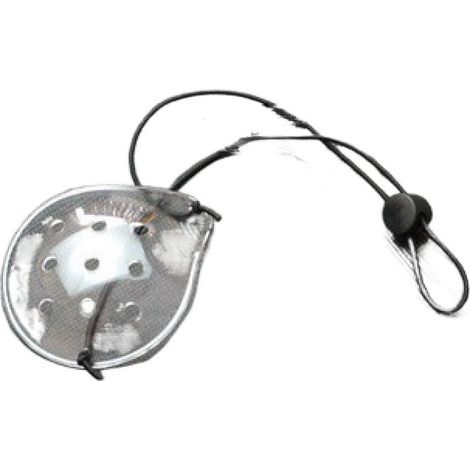 Lot de 2 masques oculaires transparents et respirants, pour la protection et les soins oculaires post-opératoires, adaptés aux patients hommes et femmes.
