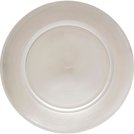 Assiette de présentation argent - Atmosphera créateur d'intérieur (1/2)