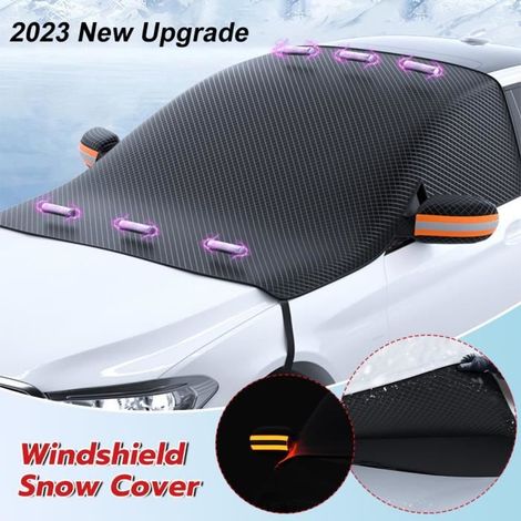 Couverture magnétique pare-brise avant voiture,pare-soleil Automobile, neige,couvertures extérieures imperméables,accessoires (1/4)