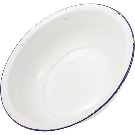 Fußbadewanne aus emailliertem Metall, 30 cm, Eimer für Fußbadewannen zu Hause und Gesichtsreinigung (1/5)