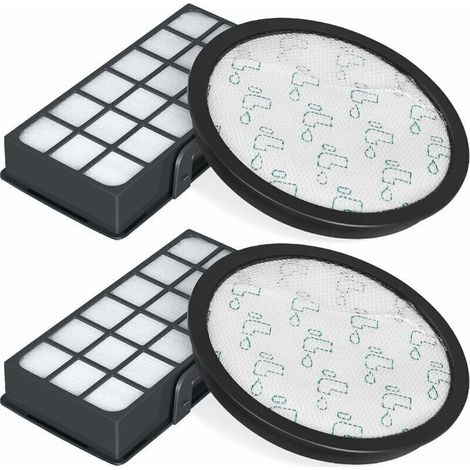 Lot de 2 Filtres HEPA pour Rowenta Silence. Filtre de Rechange Accessoires ZR903701. Force Cyclonic 4AAAA RO7647EA RO7663EA RO7676EA RO7681EA (Modèle RO76xx) Aspirateurs H246 (1/5)