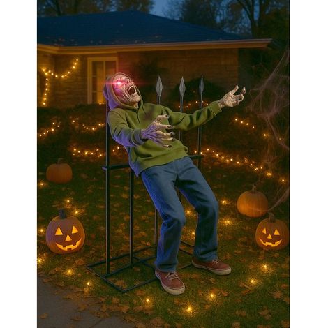 Automate Zombie Empalé - PTIT CLOWN - 22337 - Animé, Sonore, Lumineux - 140 cm (1/5)