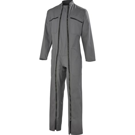 Mono 2 cremalleras 2 bolsillos esenciales gris acero XS - FR(36-38)