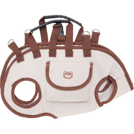 Harnais de transport pour chien avec sangle réglable, porte-chien respirant pour chiot et chat (taille M). (1/5)