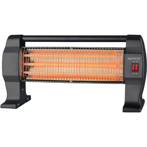 Poêle à quartz 1200 W avec indicateur LED