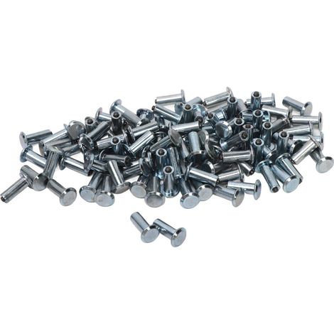 100 Schneespikes für Reifen, 12 mm, Hartmetallspitzen, rutschfest, Universalschrauben für Pkw, Lkw, Gabelstapler und Geländefahrzeuge (1/5)