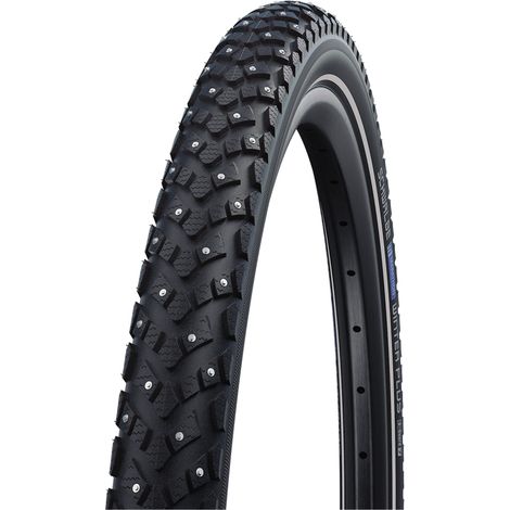 Pneu Vélo Hiver Filaire 26 Pouces Marathon Winter - Adhérence Sur Sol Froid Et Visibilité - Schwalbe