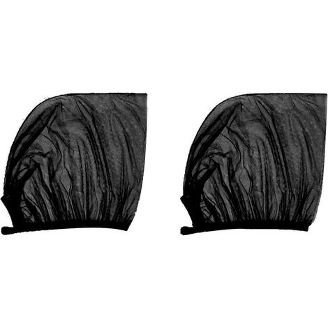 Pare-soleil de vitre latérale de voiture en maille 52x48cm, protection UV, anti-insectes, protection thermique, compatible avec berlines, SUV et coupés avant et latéral