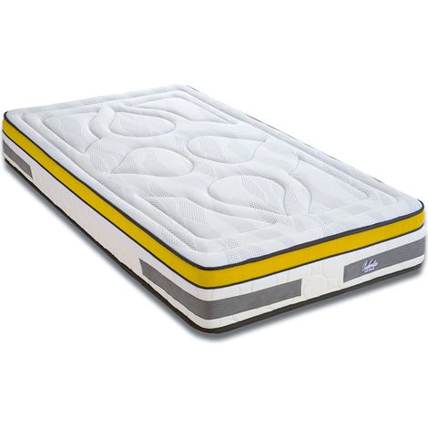 Matelas Aubertin Ressorts ensachés Accueil mémoire de forme - 24cm - 90 x200 cm (1/5)