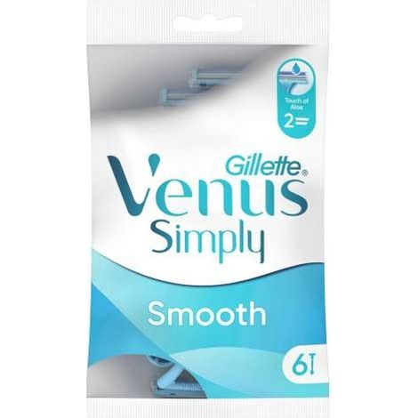 Gillette Simply Venus Einwegrasierer Damen, 6 Stück