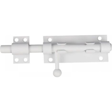 5 Inch Latch Interior Door Latch, White Exterior Door Latch, Stainless Steel Sliding Door Latch, for Interior Doors Bathroom (1/4)