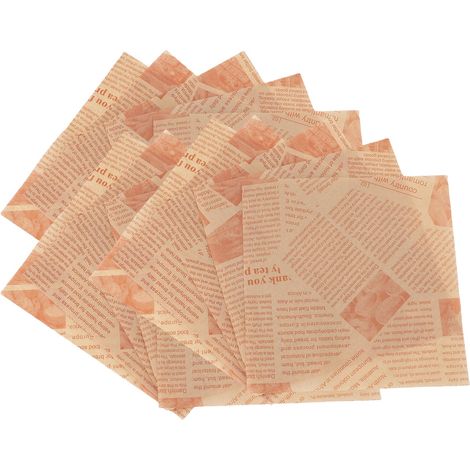 Yosoo Safe Material 500 Blatt Hochtemperatur-Fettpapier zum Frittieren von Lebensmitteln, Zellstoff ohne schädliche Substanzen und Gewährleistung der Sicherheit während des Frittierens. (1/5)