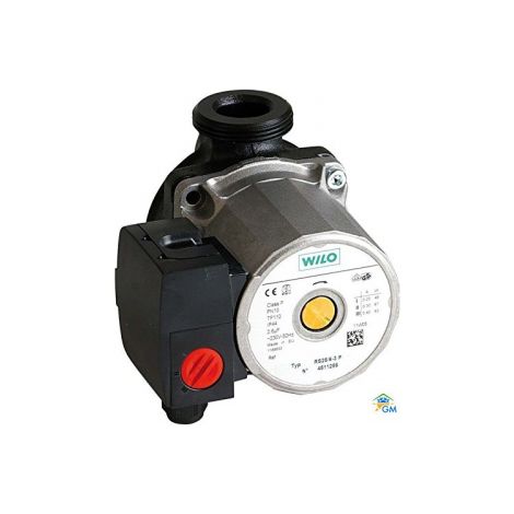 Bomba Circulación Wilo RS 25/6-3P  Conexión 1 1/2", 130mm, 70x70mm  Sin Purgador  Circulador para Caldera Doméstica