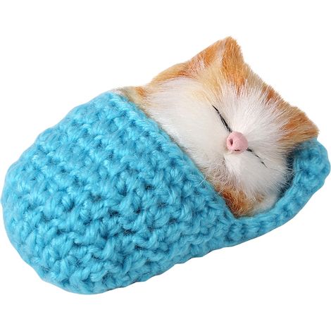 1 Peluche chat, design chaussure, son intégré, jouet enfant, cadeau Noël (1/5)