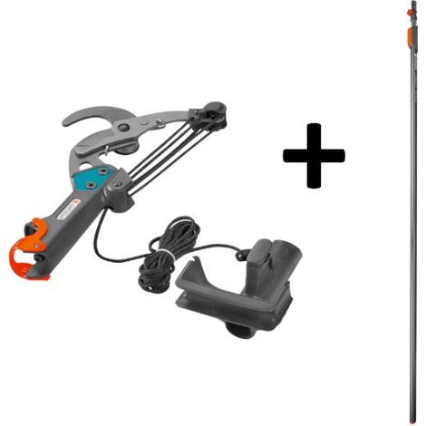 Svettatoio Bypass Combisystem Gardena con Asta Telescopica da 2,10 a 3,90 metri