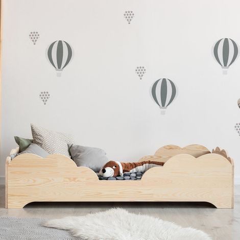 Cama 70x140 con somier Josy Madera (1/4)