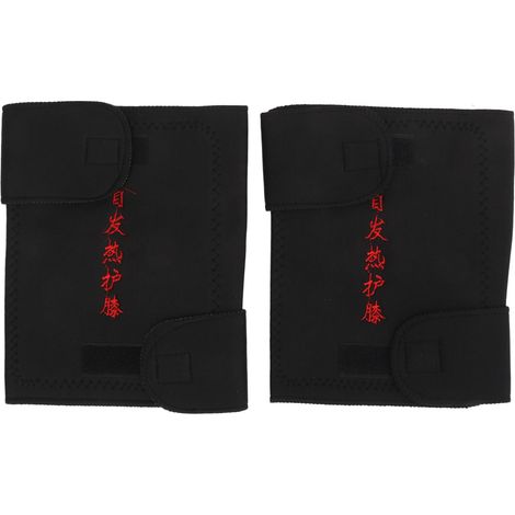 2pcs genouillères chauffantes respirantes réglables, coussinets thermiques magnétiques pour garder la chaleur (1/5)