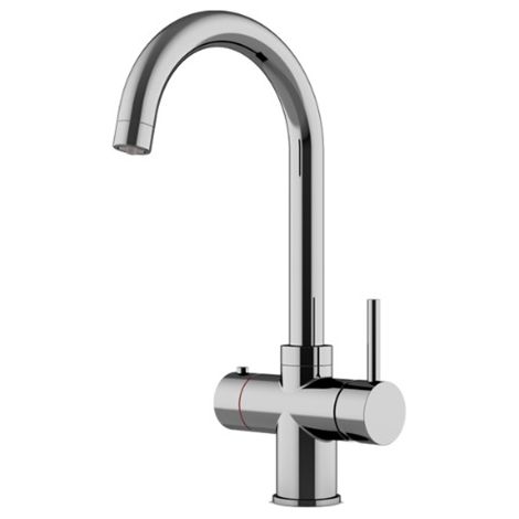 Calmag 3in1 Swan Neck Boiling Water Tap Chrome DWFK-CALHWT-CP-SWAN
