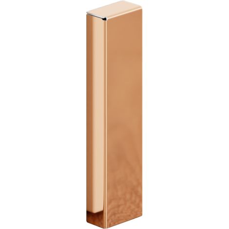 Ilcom terminale  esterno sinistro FCEL per battiscopa in acciaio FC 80mm x 17mm x 10mm  - Rame lucido