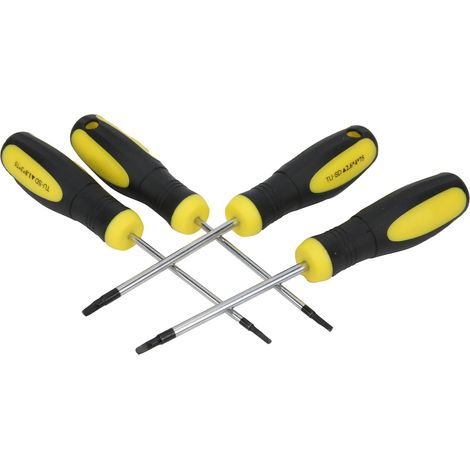 4-teiliges Set speziell geformter, dreieckiger Präzisionsschraubendreher S2 Hardware TU-780E(SD) (1/5)
