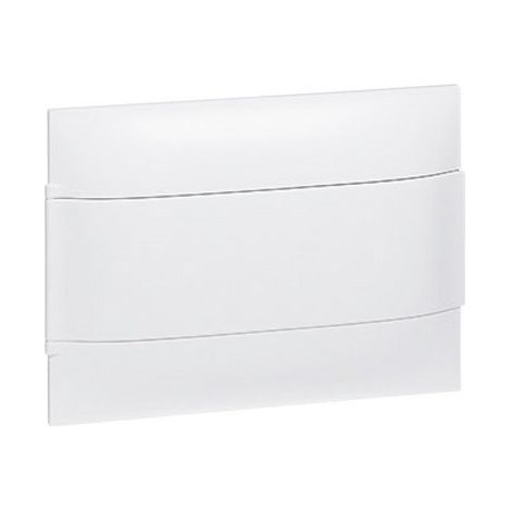 LEGRAND 137066 Practibox S caisson d'encastrement porte lisse 1x18 rangs pour cloisons préfabriquées
