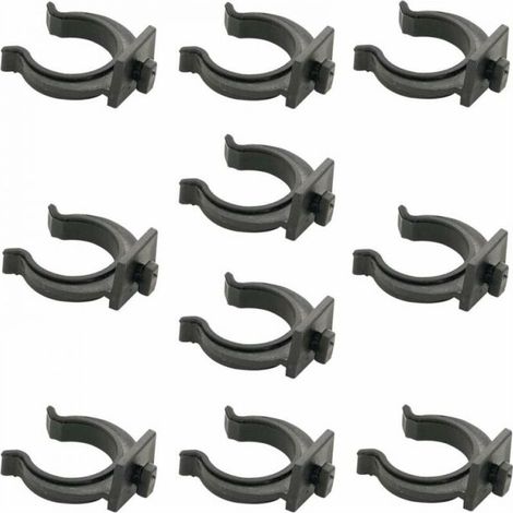 10x bayonet clip, suitable for base furniture tube feet kitchen bathroom base, adjustable foot clip (1/5)