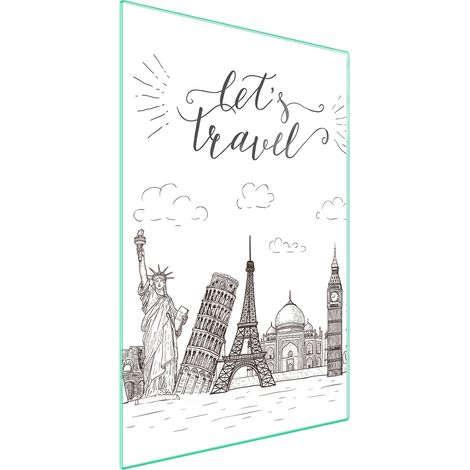 TAGLIERE IN VETRO 35x52 City (1/5)