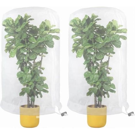 Rete protettiva per alberi da frutto, confezione da 2 reti di protezione contro insetti, piante e parassiti, per ortaggi, fiori e frutta, 0,8 x 0,8 m