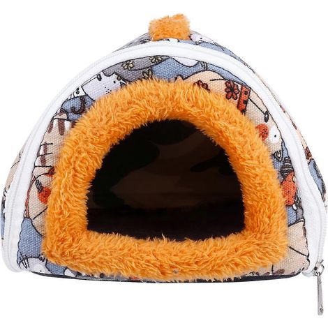 Nid polyvalent pour animaux de compagnie (1 pièce), maison détachable pour cobaye, lit créatif pour hamster (1/5)