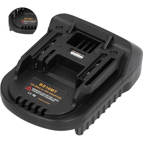 BS18MT Akku-Konverteradapter für MAKITA 18V-Werkzeuge, kompatibel mit BL1830, BL1840, BL1850, BL1860 und BL1830B, universeller Ersatz (1/5)