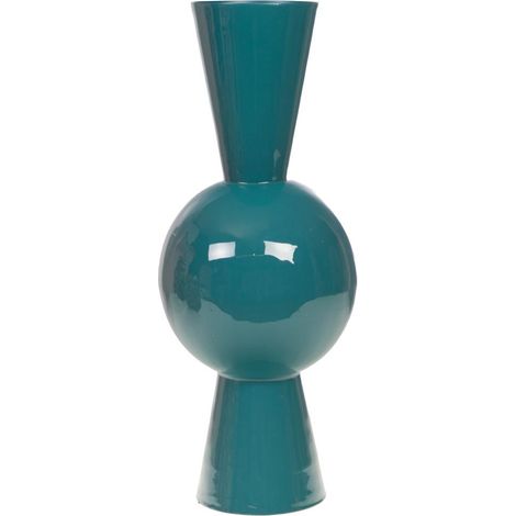Amadeus - Vase Gatsby émeraude en métal 66 cm (1/3)