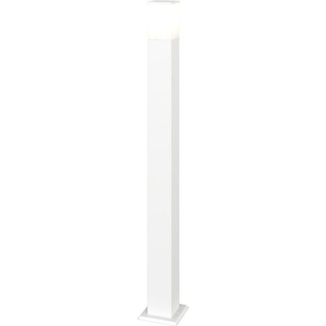 Lampioncino moderno top light nizza e27 led ip44 alluminio policarbonato, dimensione altezza 100 cm