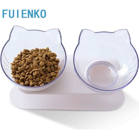 Comedero para gatos 29 x 15 x 8 cm Blanco FUIENKO (1/4)
