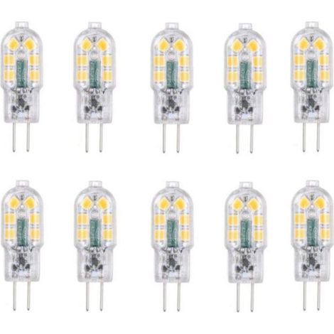 Ampoule LED G4 - - 2W (Éq.20W) - 6000K Blanc froid - 200 lm - Pack de 10