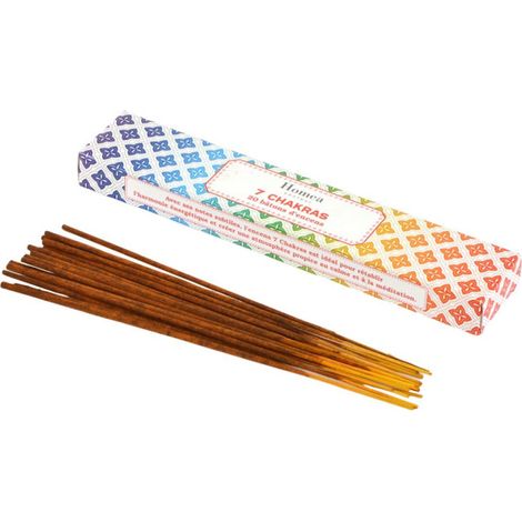 Lot de 20 Bâtons d'Encens "Senteur" 21cm Chakras