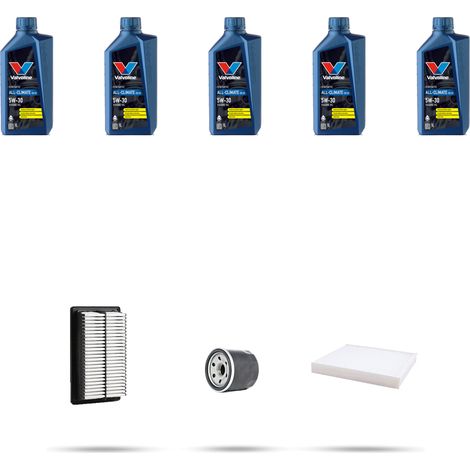 Kit tagliando 3 FILTRI e 5L OLIO compatibile con Hyundai Santa Fe III 2.4 MPI 129kw dal 2012 (1/5)