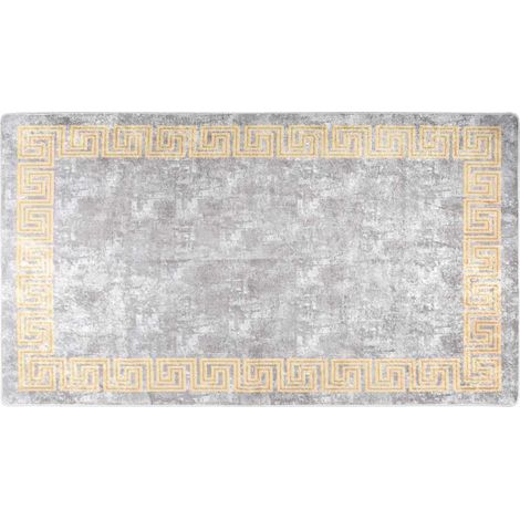 Maison Exclusive - Alfombra lavable gris 190x300 cm
