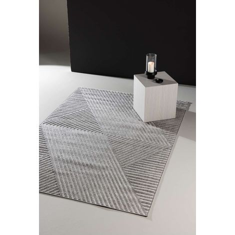 Aron tapis 160x230 cm gris.
