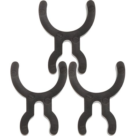 Porte-crayons trompette en ABS noir, porte-stylo pratique, lot de (1/5)