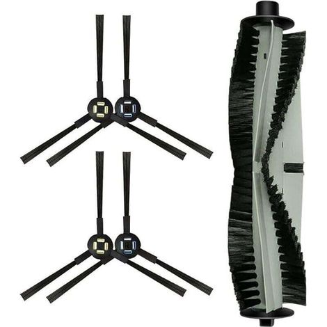 Brosse aspirateur pour Silvercrest SSR1 SSRA1 pour aspirateur , XU,robot pour A9s A9 A7 L100 (1 brosse à rouleau + 4 brosses latérales - KZQ (1/4)
