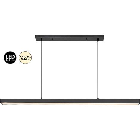 Lampada sospesa Rabalux Tariq LED 30W nera Ø120 4000K (1/5)